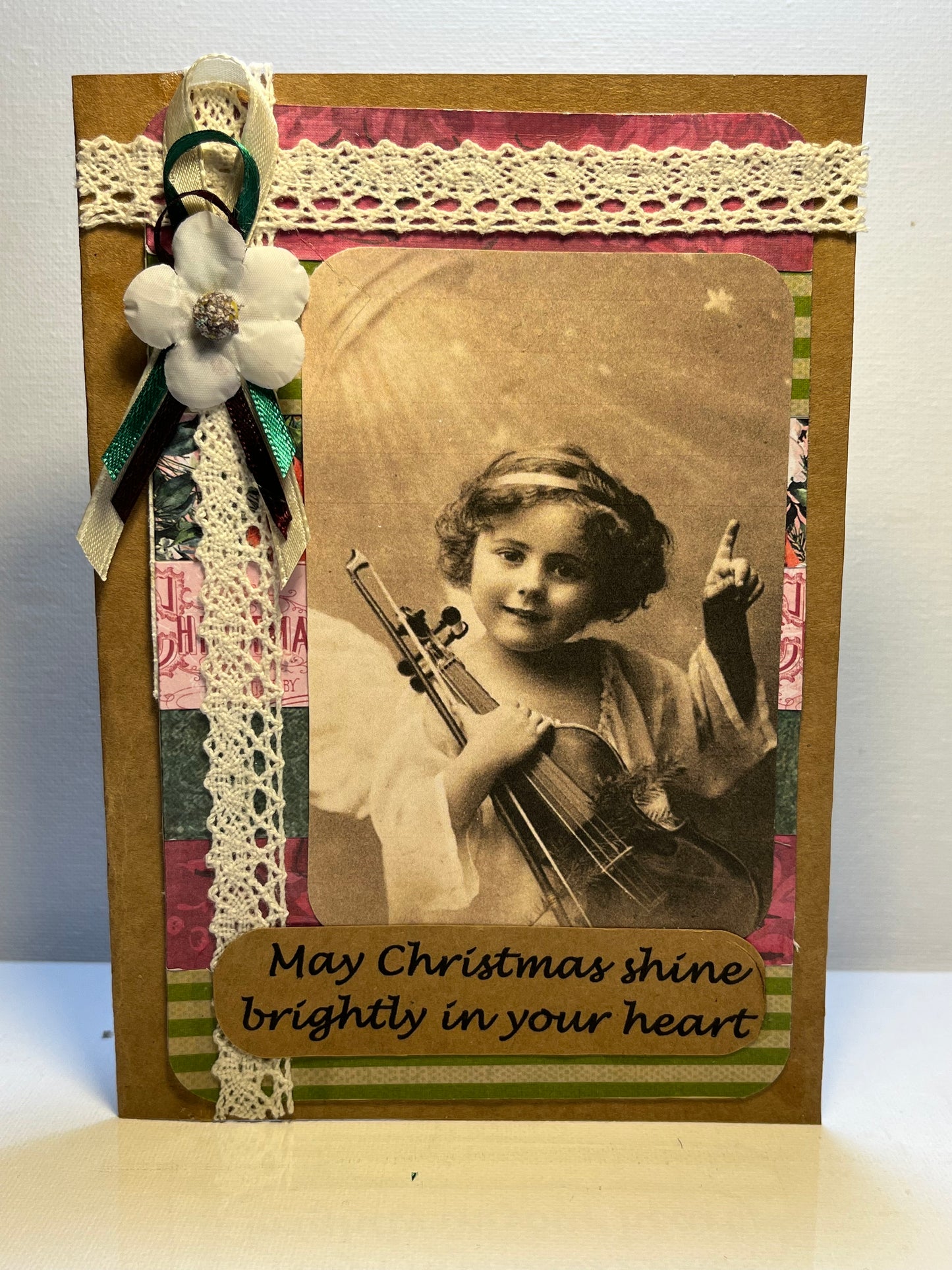 Vintage Christmas Greeting Card - Set of 4