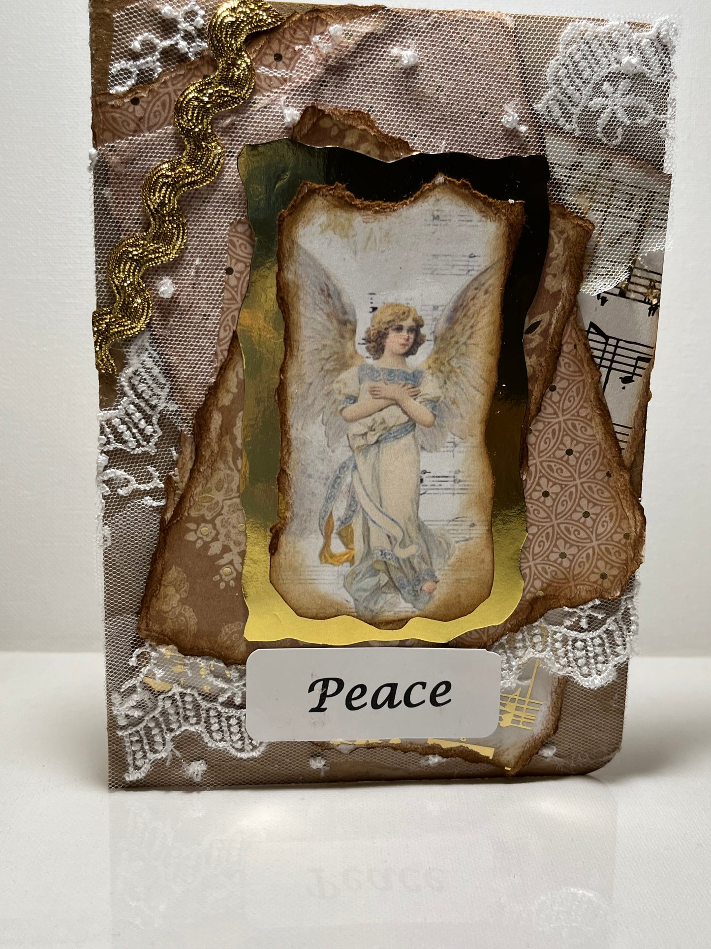 Vintage Christmas Greeting Card - Set of 4