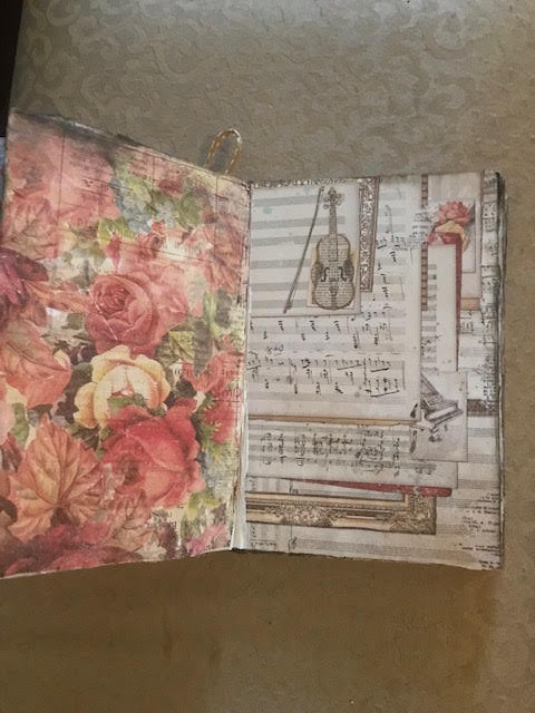 Vintage Journal - 5.5" x 8.5" with 40 pages