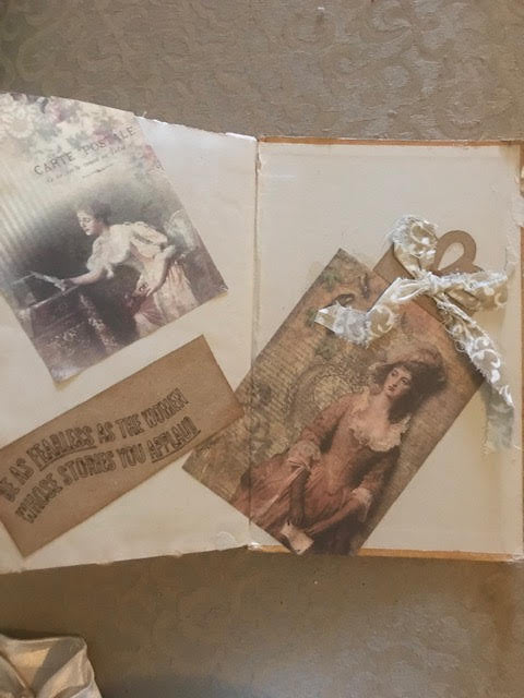 Vintage Journal - 5.5" x 8.5" with 26 pages